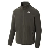 Bluzy sportowe męskie - Bluza The North Face 100 Glacier Full-Zip 0A5IHQ21L1 - zielona - miniaturka - grafika 1