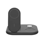 Ładowarki do telefonów - Belkin BoostCharge 3w1 Qi2 15W Czarny - miniaturka - grafika 1