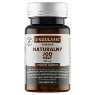 Suplementy naturalne - SINGULARIS Superior Naturalny Jod Kelp 200 µg, 60 kapsułek wegańskich - miniaturka - grafika 1