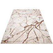 Dywany - Beżowy prostokątny dywan w brązowy marmurowy wzór E7-H61 - miniaturka - grafika 1