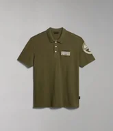 Koszulki męskie - polo uomo napapijri e-amundsen np0a4h6a gae1 green lichen - miniaturka - grafika 1