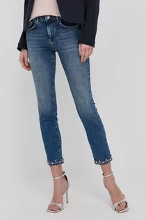 Spodnie damskie - Liu Jo jeansy damskie medium waist - grafika 1