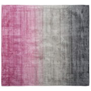 Dywany - Beliani Dywan szaro/różowy 200x200 cm krótkowłosy ERCIS - miniaturka - grafika 1