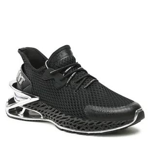 Sneakersy Plein Sport The Scratch FABS USC0335 PTE003N Czarny - Sneakersy męskie - miniaturka - grafika 1
