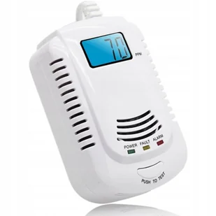 Certyfikowany Czujnik Czadu Gazu Tlenku Węgla Ppm Wykrywa Co Alarm Detektor - Czujniki czadu, dymu, gazu - miniaturka - grafika 1