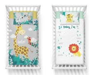 Pościel dla dzieci - ﻿Pościel Dziecięca 100X135 Wesoła Dżungla 3945 B - miniaturka - grafika 1