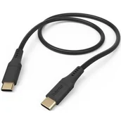 Kable - Kabel HAMA Ładujący/data Flexible USB-C - USB-C 1.5m Czarny - miniaturka - grafika 1