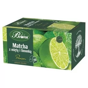 BiFix Herbata matcha z miętą i limonką, 20x2g - Herbata - miniaturka - grafika 1