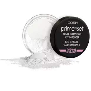 Gosh Gosh Primen Set puder-fixer utrwalająco-matujący do twarzy 2w1 8g - Utrwalacze do makijażu - miniaturka - grafika 1