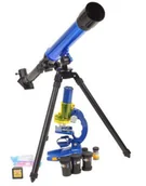 Teleskopy - ZESTAW: Edukacyjny Teleskop Astronomiczny + Mikroskop + Wymienne Okulary/Soczewki i Akcesoria. - miniaturka - grafika 1