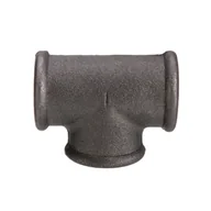 Łączniki, trójniki, kształtki - Trójnik czarny nakrętny 130 typ 3/4" Invena - miniaturka - grafika 1