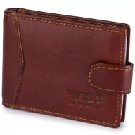 Portfele - Męski portfel skórzany wizytownik Wild Horse 25 brązowy RATY 0% | PayPo | GRATIS WYSYŁKA | ZWROT DO 100 DNI - miniaturka - grafika 1