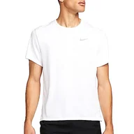 Koszulki męskie - Nike Dri-FIT UV Miler koszulka męska, biały/odblaskowy Silv, XL - miniaturka - grafika 1