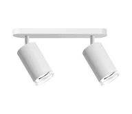 Lampy sufitowe - Biała oprawa sufitowa LED RGBW do łazienki TURYN 2xGU10/6,5W/230V IP44 - miniaturka - grafika 1