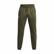 Spodnie sportowe męskie - Męskie spodnie dresowe Under Armour Essential Fleece Jogger Rozmiar: XXL / Kolor: ciemnozielony - miniaturka - grafika 1