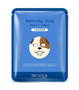 Bioaqua BIOAQUA ANIMAL DOG Addict Mask Rozjaśniająca maska do twarzy w formie płata 30g 0000051573 - Maseczki do twarzy - miniaturka - grafika 1