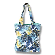 Torby i wózki na zakupy - Torba shopperka torba shopper na zakupy monstera - miniaturka - grafika 1