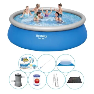 Zestaw basenowy - Bestway Fast Set Round 457x122 cm - Baseny ogrodowe - miniaturka - grafika 1