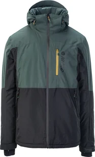 Kurtka męska hitec Męska kurtka ocieplana Hi-tec Moren darkest spruce/black rozmiar XXL - Kurtki męskie - miniaturka - grafika 1