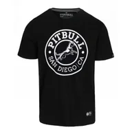 Odzież taktyczna i umundurowanie - PITBULL KOSZULKA Light Weight 170 Basic San Diego CA '25 - Czarna - miniaturka - grafika 1