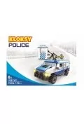 Klocki Kloksy Policja wóz szturmowy 195 elementów - Klocki - miniaturka - grafika 1