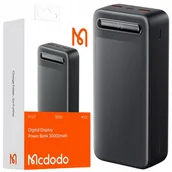 Powerbanki - MCDODO POWERBANK 30000MAH Z WYŚWIETLACZEM 2X USB USB-C 2A 10W + KABEL USB-C - miniaturka - grafika 1