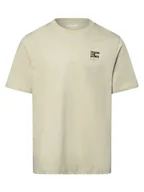 Koszulki męskie - Jack & Jones Koszulka męska - JCOPrjct Mężczyźni Bawełna zielony nadruk, S - miniaturka - grafika 1
