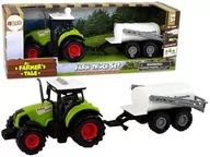 Samochody i pojazdy dla dzieci - Traktor dla Dzieci z Przyczepką Autko Farma Import LEANToys - miniaturka - grafika 1