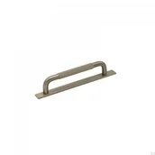 Zawiasy, okucia i inne akcesoria - Uchwyt meblowy podłużny z podkładką Helix Stripe 128 Srebrny Szczotkowany - miniaturka - grafika 1