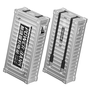 Powerbank WEKOME WP-341 Container Series 20000 mAh 20W + 22.5W Srebrny - Powerbanki - miniaturka - grafika 1