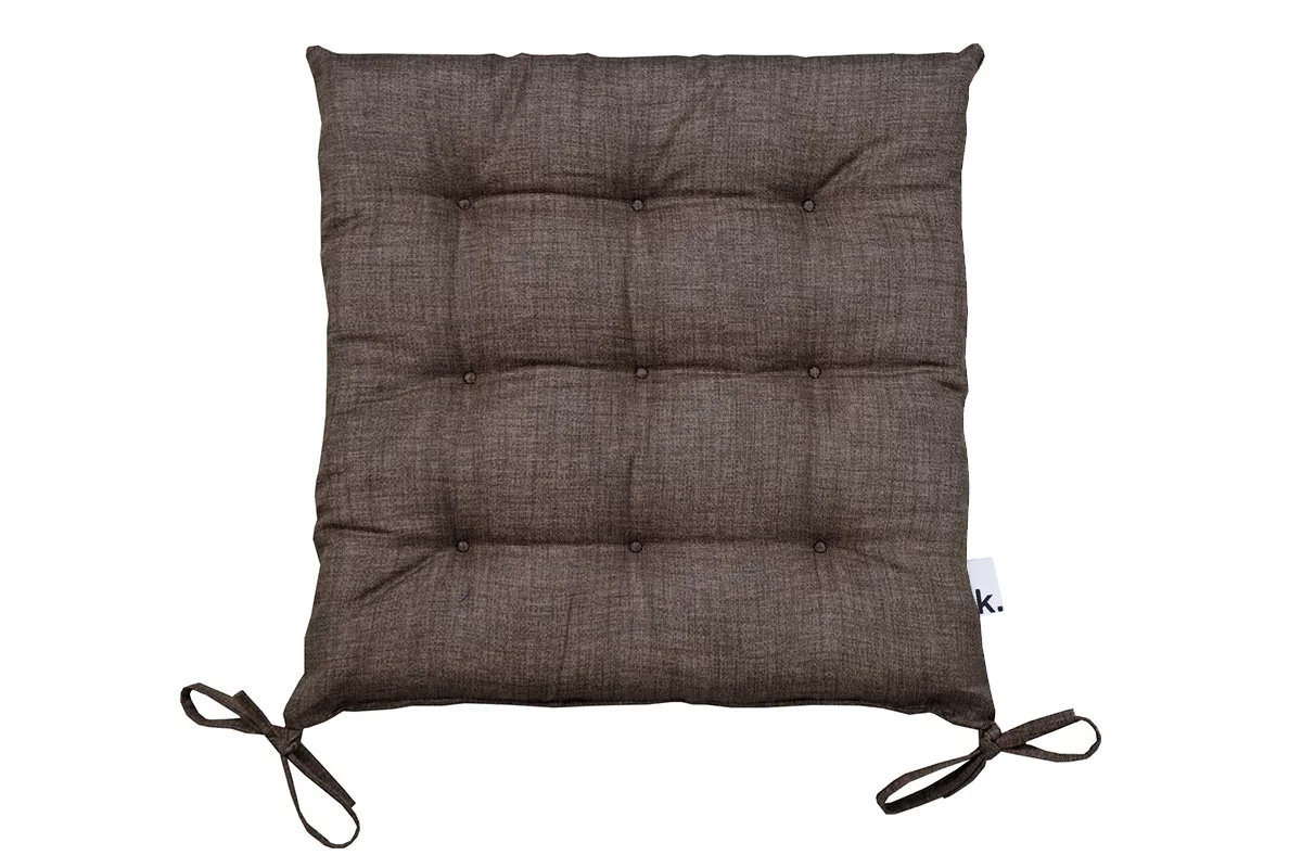Poduszka na krzesło KONSIMO Napes, brązowa, 36x36x4 cm