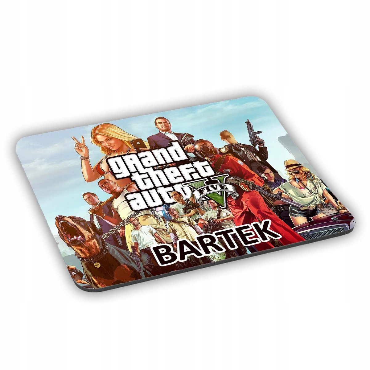 Podkładka pod myszkę Gta V GRAND THEFT AUTO + IMIĘ