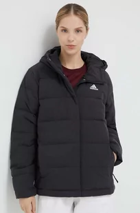 adidas kurtka puchowa damska kolor czarny zimowa - Kurtki damskie - miniaturka - grafika 1