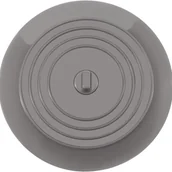 Korki do umywalek - Silikonowy korek do wanny, korek do zlewu, średnica 15,3 cm, uniwersalny korek spustowy (1 sztuka, szary) - miniaturka - grafika 1