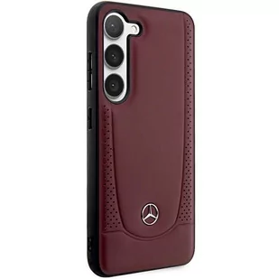 Mercedes MEHCS23SARMRE S23 S911 czerwony/red hardcase Leather Urban Bengale - Etui i futerały do telefonów - miniaturka - grafika 4