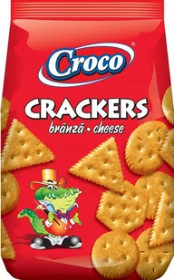 Krakersy serowe 100g Croco słowackie - Krakersy - miniaturka - grafika 1