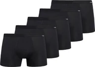 Majtki męskie - Teyli Pięciopak bokserek męskich Levi czarny Czarny 3XL - miniaturka - grafika 1