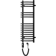 Grzejniki łazienkowe - Mexen Eros grzejnik elektryczny 900 x 318 mm, 300 W, czarny - W112-0900-318-2300-70 - miniaturka - grafika 1