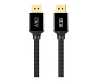 Kable komputerowe i do monitorów - Silver Monkey X Kabel DisplayPort 2.0 Ultra w oplocie 3m czarny - miniaturka - grafika 1