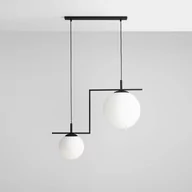 Lampy sufitowe - Aldex Lampa wisząca Zac czarna 1038H1/2 szklane klosze 1038H1/2 - miniaturka - grafika 1