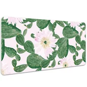 Podkładki na biurko - Mata ochronna na biurko Kwitnące kaktusy 100x50 cm, Dywanomat - miniaturka - grafika 1