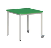 Meble do szkół i przedszkoli - Stolik mobilny szkolno-przedszkolny, blat kwadratowy 700x700 (Nr 4, 5, 6) - miniaturka - grafika 1