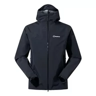 Kurtki męskie - Berghaus Kurtka męska Highland Storm 3L wodoodporna, Czarny / czarny, XXL - miniaturka - grafika 1