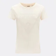 Koszulki sportowe damskie - Damski t-shirt z nadrukiem GUESS ADELE SS CN TEE - miniaturka - grafika 1