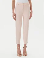 Spodnie damskie - Maryley Spodnie materiałowe 25EB52Z/M24/43PY Różowy Regular Fit - miniaturka - grafika 1