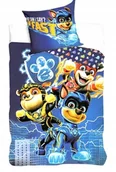 Pościel dla dzieci - Carbotex Komplet Pościeli Bawełnianej Psi Patrol 160X200 396 - miniaturka - grafika 1