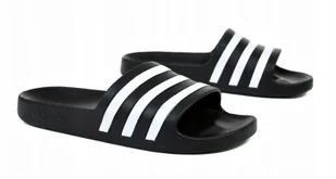 Klapki Sportowe Adidas Adilette Aqua Czarne F35543 - Klapki i japonki męskie - miniaturka - grafika 1