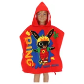 Okrycia kąpielowe dla dzieci - Ponczo ręcznik BING dla dzieci 55 x110 kaptur - miniaturka - grafika 1