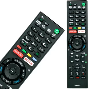 Pilot do TV LCD/LED Sony RM-L1351, Netflix, Google Play, Youtube. (1LM) - Piloty - miniaturka - grafika 2
