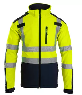 Kurtka robocza Softshell Flash Odblaskowy Hi-VIS - Moda i Uroda OUTLET - miniaturka - grafika 1
